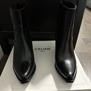 Brand new in box Celine black ankle boots